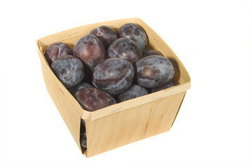 Obraz premium basket of plums