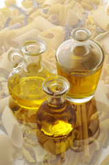 Olio d oliva con pasta cruda