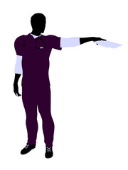 Male Doctor Illustration Silhouette