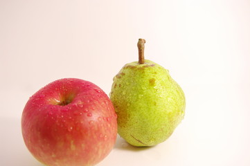 リンゴとラフランスの共存