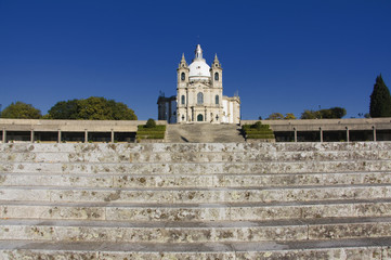 Basilic of Sameiro Braga, in the north of Portugal