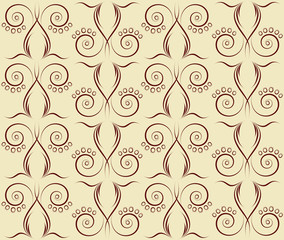 seamless background with lilies of the valley