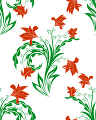 floral seamless background