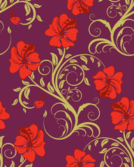 floral seamless background