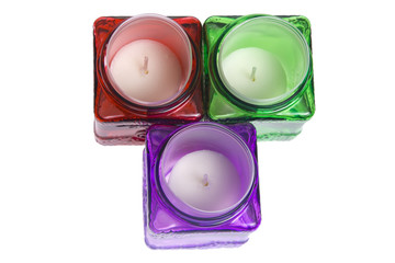 Flame isolated on white background