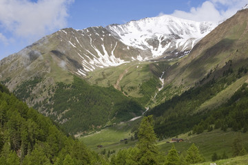 Fototapeta na wymiar Alp Południowego Tyrolu