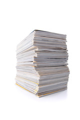 Stack of magazines
