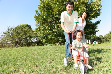 Familiy in the park