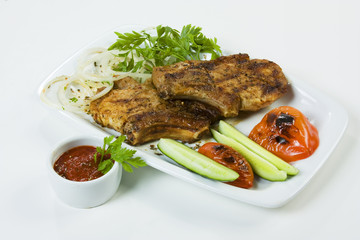dish of fried meat
