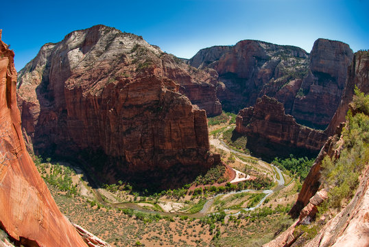 big bend in zion national park