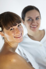 happy wellness woman