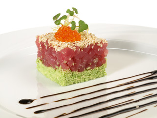 Vorspeise mit Thunfisch