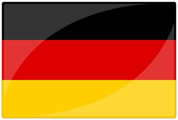 drapeau glassy allemagne deutschland germany flag