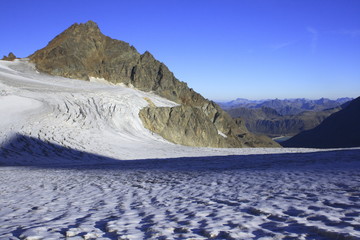 Silvrettahorn mit Ochsentaler Gletscher