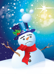 Sad Snowman