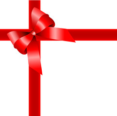 red gift,ribbon