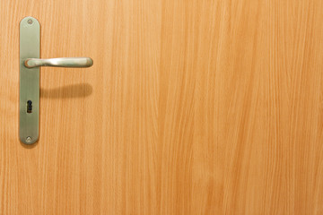 Door Handle on wooden doors
