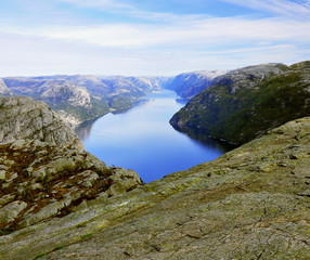 Fototapeta na wymiar fiord of Norway
