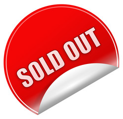 Sold out sticker
