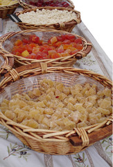 corbeilles de fruits confits