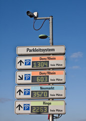 Parkleitsystem K&ouml;ln