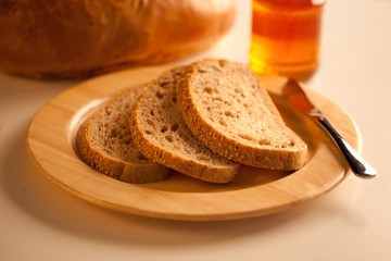 Bread with honey
