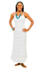 Portrait of a woman posing