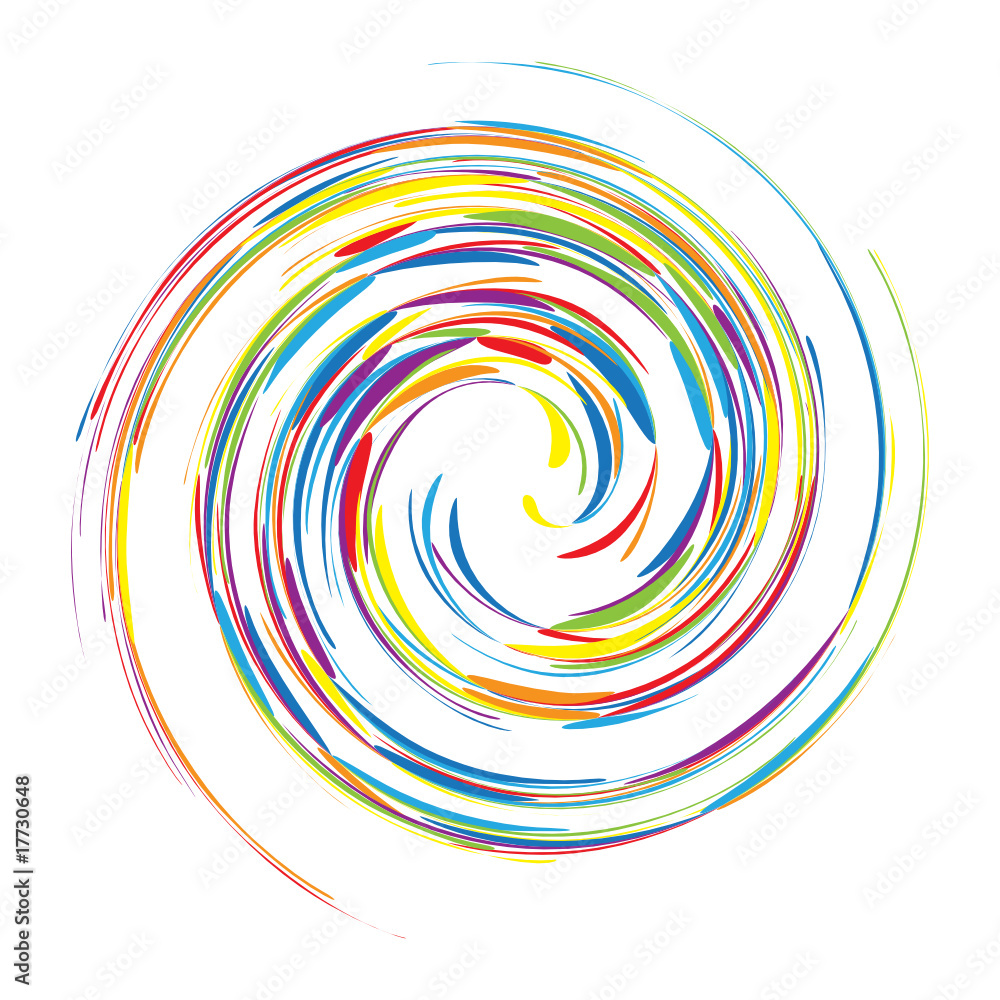 Aufkleber abstract swirl background for your design