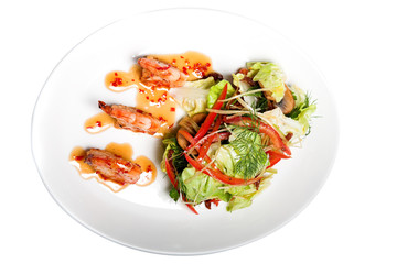 appetizer with shrimps