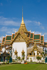 Fototapeta premium The temple in the Grand palace area in Bangkok, Thailand