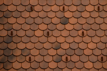 Red tile roof