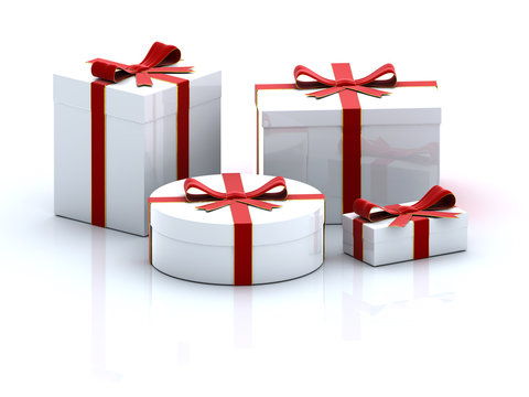 Four Gift Boxes