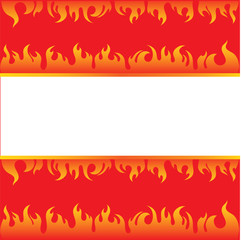 Vector beautiful background with fire (from my big 