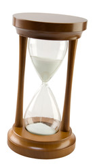 wood hourglass