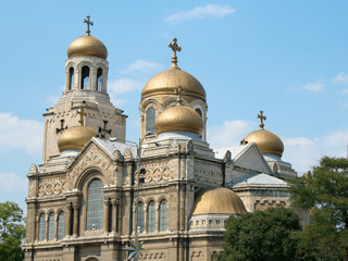 Fototapeta na wymiar Cathédrale Dormition de la Vierge Marie à Varna