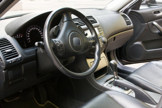 Interior of a modern car © George Dolgikh