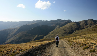 walking in Sierra Nevada - Spain