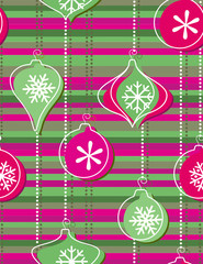 Christmas decoration - seamless vector pattern