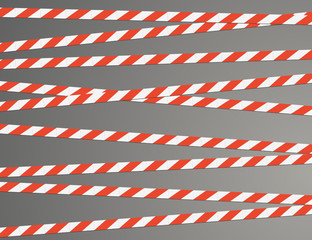 warning ribbon (vector)
