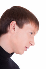 Obraz premium young man in black