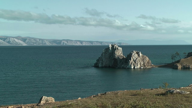 Olkhon island on Baikal lake. Cape "Burhan'