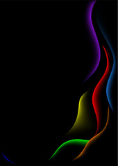 vector of abstract colored background