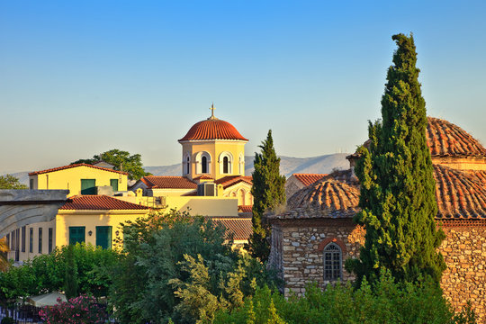 Church in Plaka area, Athens, Greece, 2009..
