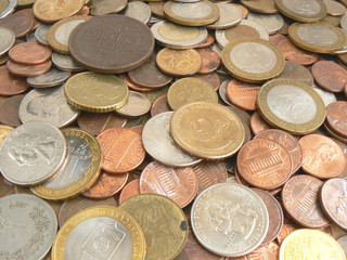 Coins background