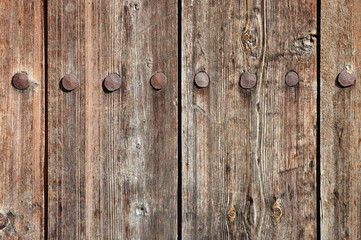 Fototapeta premium Weathered wooden fence texture