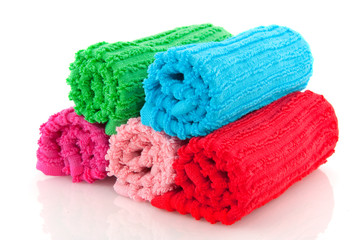 rolled towels