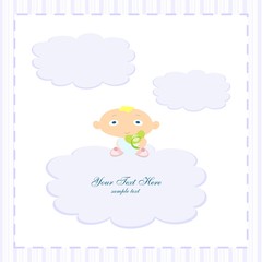 TARJETA ANUNCIO RECIEN NACIDO