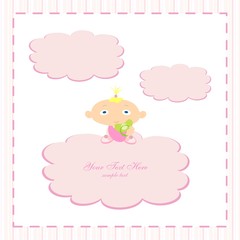 TARJETA ANUNCIO RECIEN NACIDO