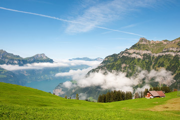 Switzerland in the mountains