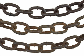 Three hanging chains